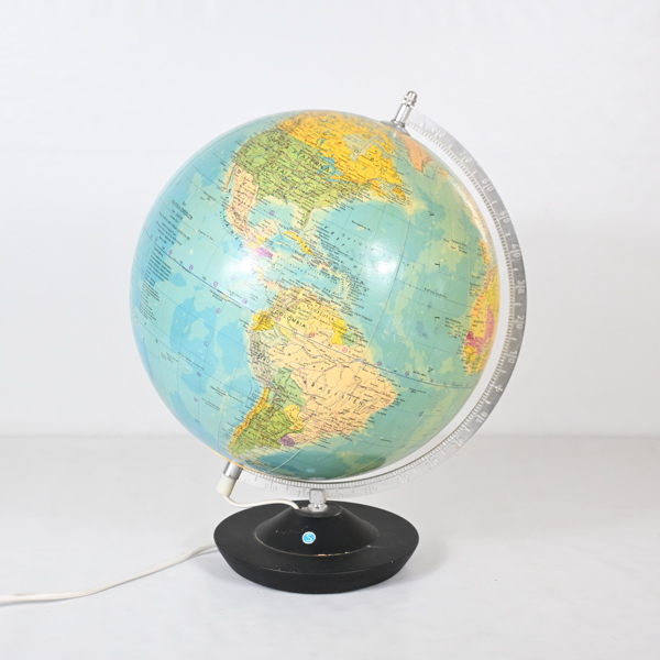 Jordglob, 1900-talets andra hälft.