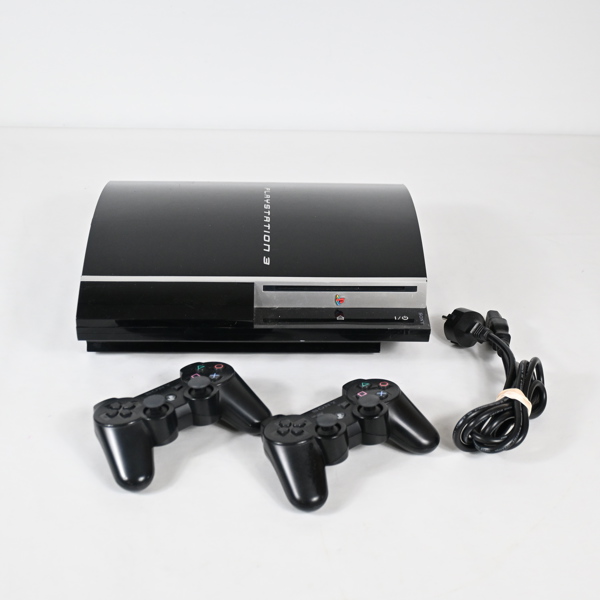 Playstation 3, samt handkontroller, 2st.