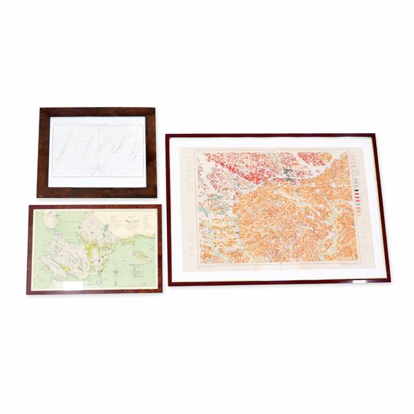 Tavlor, 3st, kartor, 1900-tal.