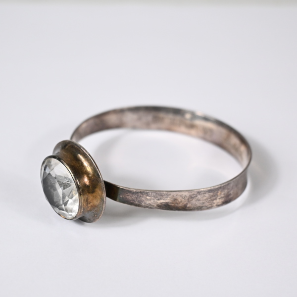 Åke Lindström, armring i sterlingsilver, Köping.