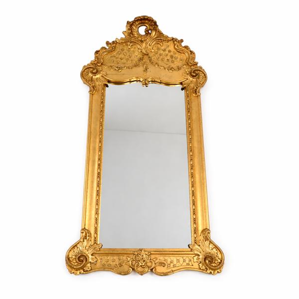 Spegel, rokokostil, 1800-talets andra hälft.