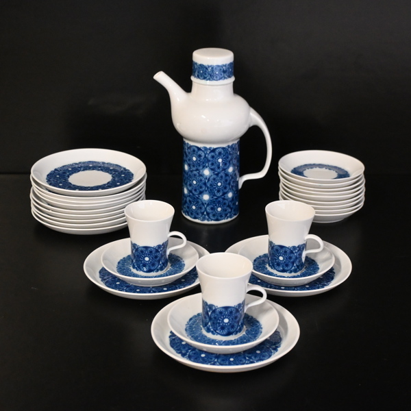 Olle Alberius, kaffeservisdelar, 28st, "Mobile", Rörstrand.