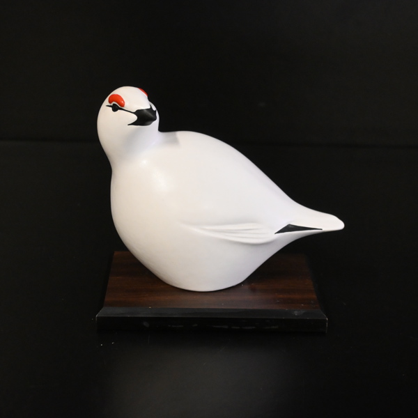 Paul Hoff, figurin, "Snöripa", Gustavsberg.