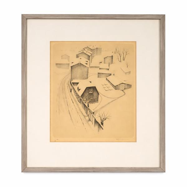 Björn Jonson, litografi, signerad.