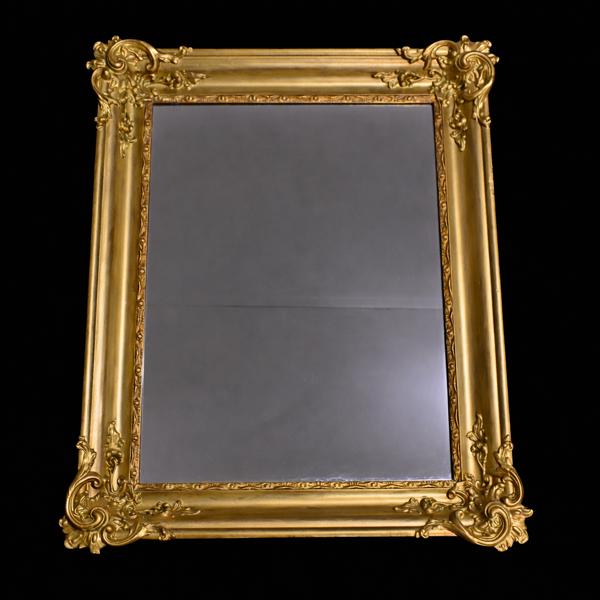 Spegel, förgylld.