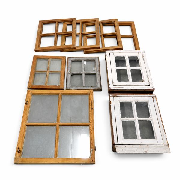 Parti fönster, 1900-tal.