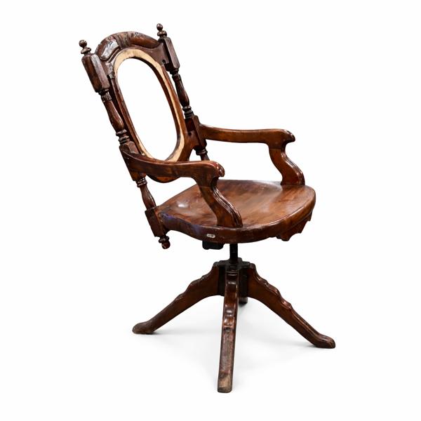 Skrivbordsstol, nyrenässans, 1800-talets slut.