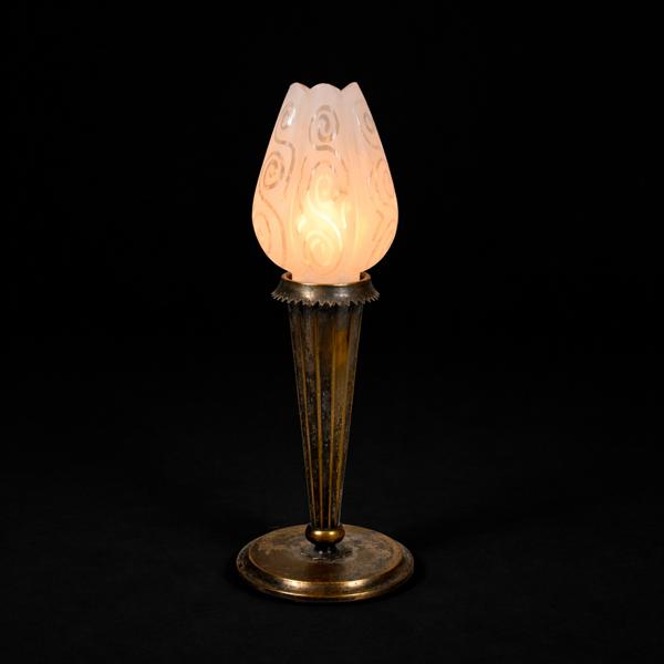 Harald Notini, bordslampa, modell 6858, Arvid Böhlmarks, 1930-tal.