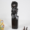 Skulpturer i trä, 4 delar, Afrika, 1900-tal.