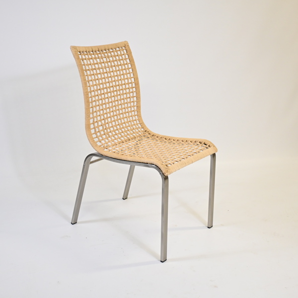 Stol i flätad rotting, 1900-talets andra hälft.