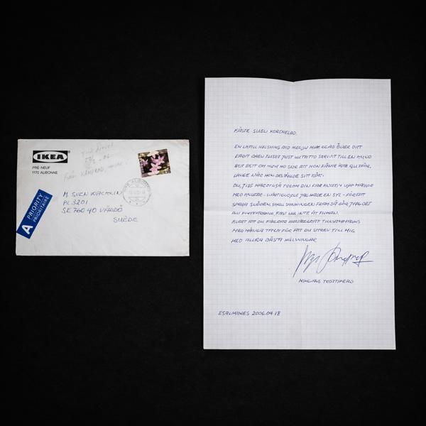 Brev med signatur, Ingvar Kamprad (1926-2018).