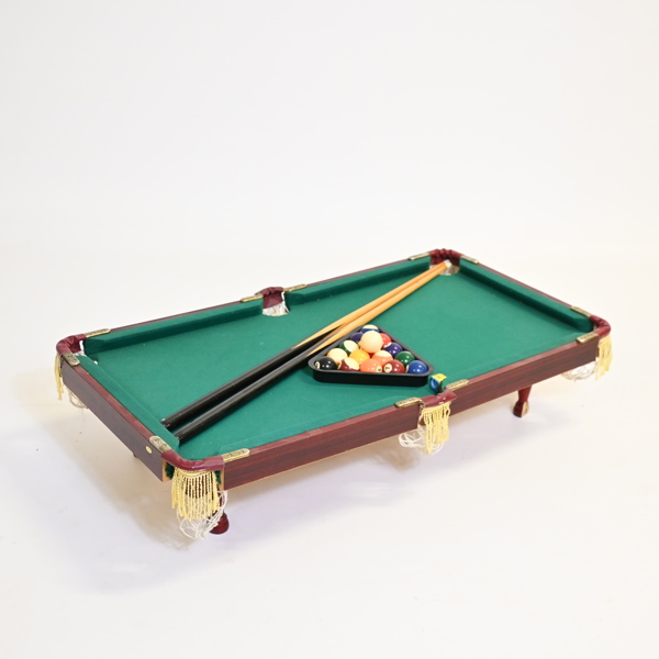 Biljardbord, miniatyr, 1900-talets andra hälft.