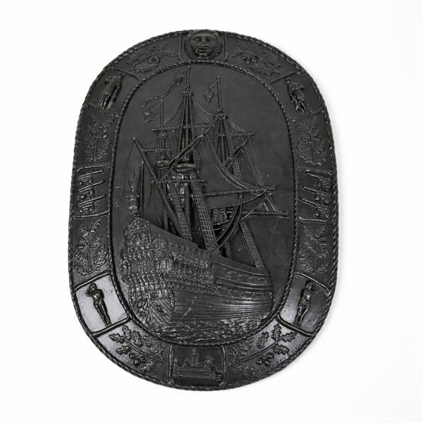 Väggrelief i gjutjärn, 1900-tal