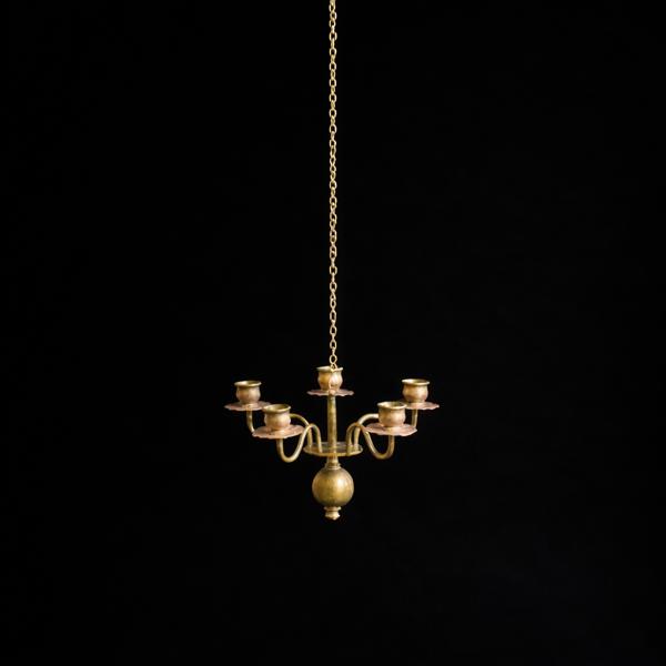 Ljuskrona i mässing, 1900-tal.