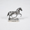 Figurin i silver, häst.