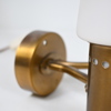 Vägglampa, 2-armad, Swedish Modern, 1900-talets mitt.