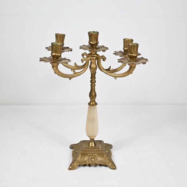 Kandelaber, mässing, London, 1900-tal.