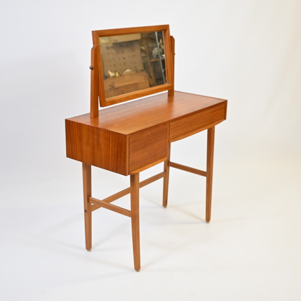 Sminkbord, teak, 1960-tal.