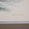Gunnar Brusewitz, färglitografi, signerad.
