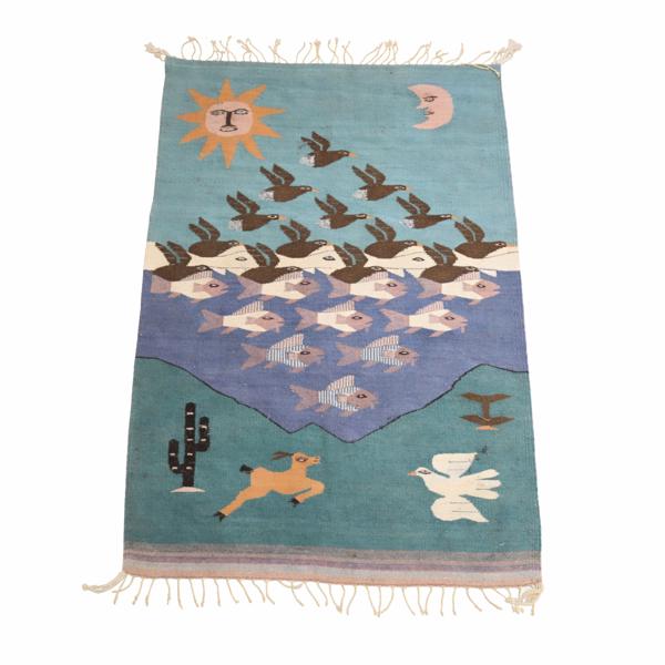 Väggbonad, vävd, 1900-tal.