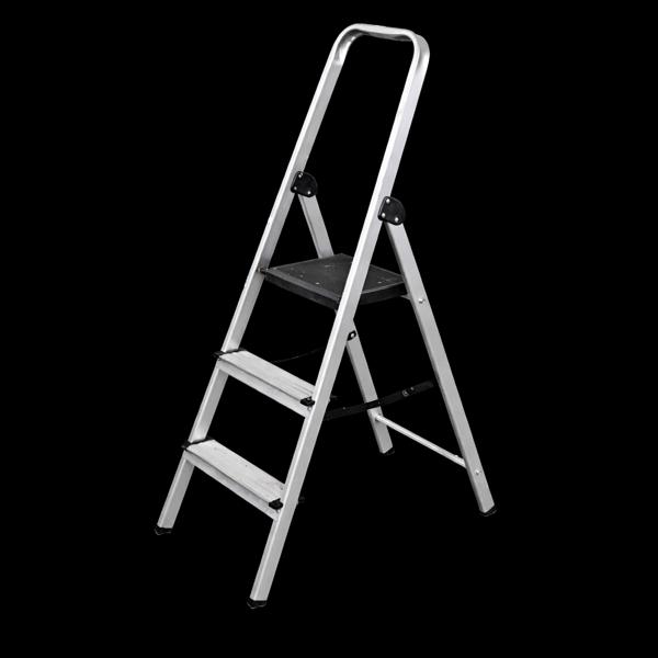Stege, 3-steg, aluminium.