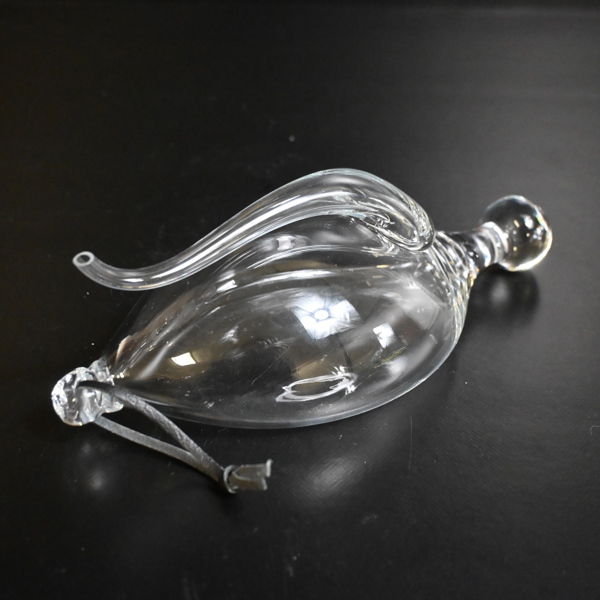 Vattenbarometer, glas, Skruf Glasbruk.