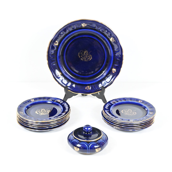 Matservisdelar, 14st, porslin, Rörstrand.