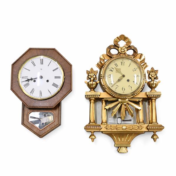 Väggur, 2st, 1900-tal.