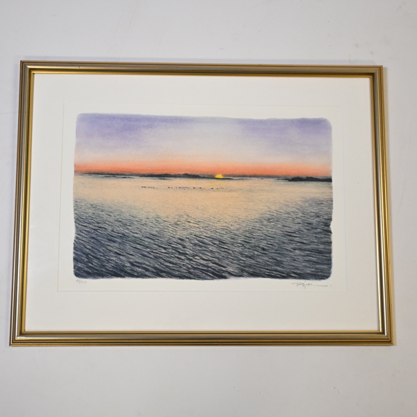 Björn Lindroth, färglitografi, signerad.