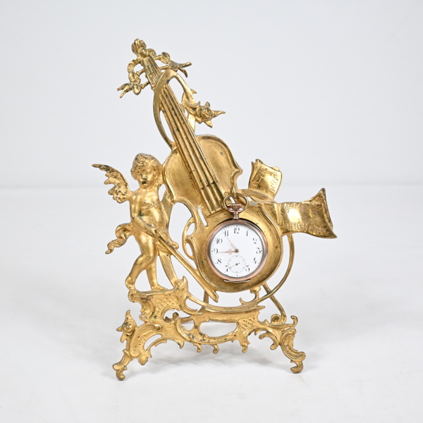 Fickurställ med fickur, rokokostil, 1900-talets början.