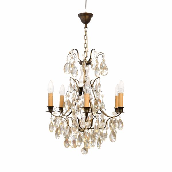 Ljuskrona, barockstil, 1900-tal.