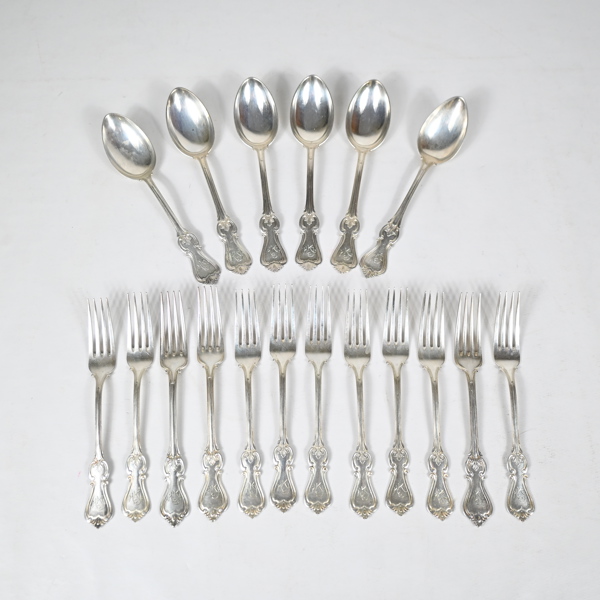 Bestick i silver, 830.