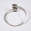 Armring i silver, med ametister.