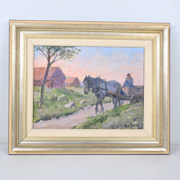 Alexander Langlet, olja på duk, signerad.