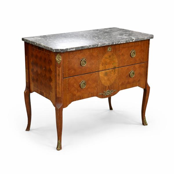 Byrå med stenskiva, gustaviansk-stil, 1900-tal.