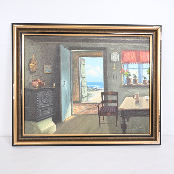 Paul Rönne, olja på duk, signerad.