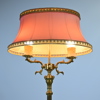 Golvlampa, mässing, 1900-tal.