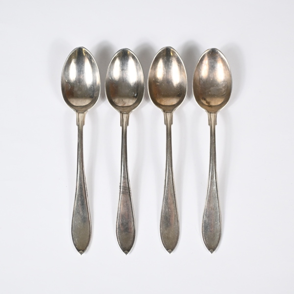 Skedar i silver, 4 st, 830.