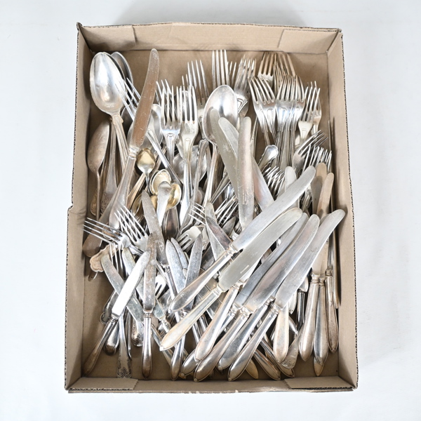 Parti bestick, nysilver.