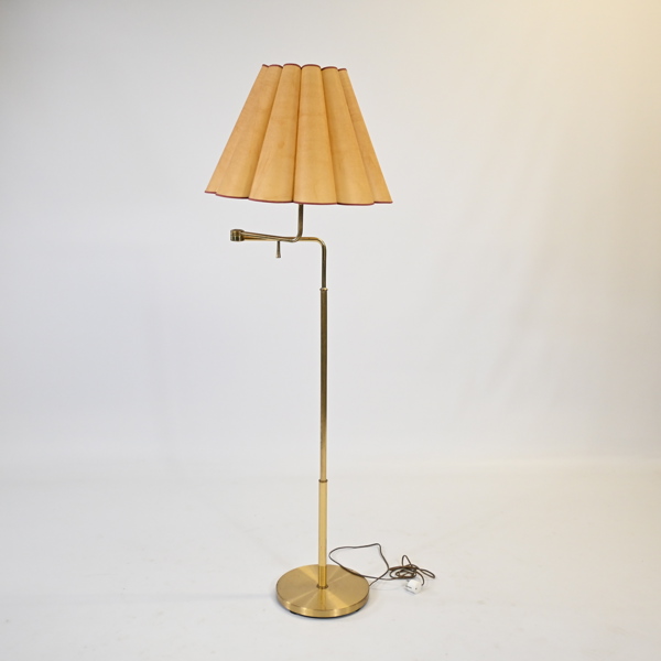 Golvlampa, Modell 121, Tibro, mässing, 1960 tal.