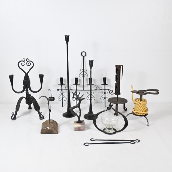 Parti smidesföremål.