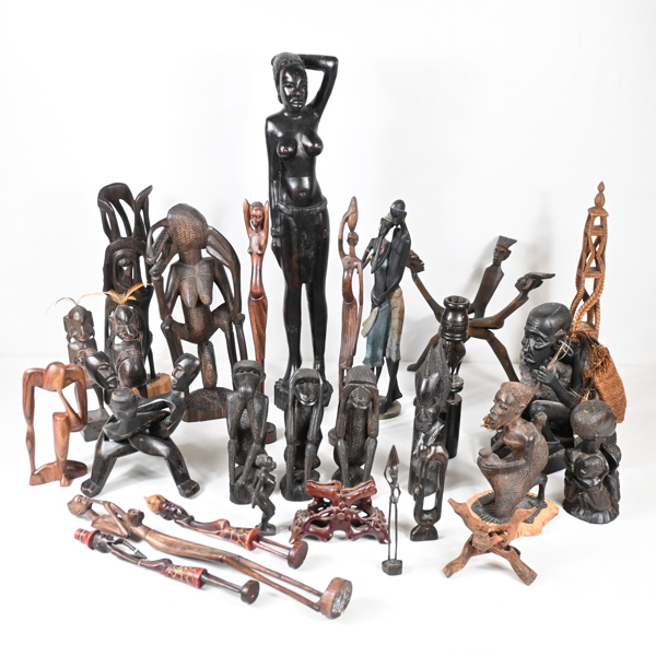 Parti skulpturer, afrikanska.