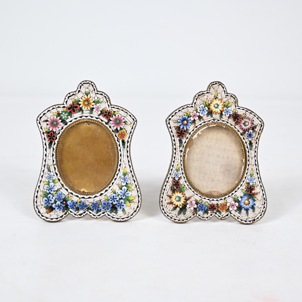 Ramar, ett par, mikromosaik, Italien, 1900 talets början.