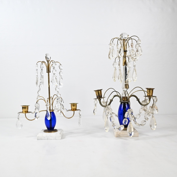 Bordslystrar, 2 st, 1900 tal.