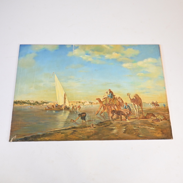 Oidentifierad konstnär, olja på duk, signerad.