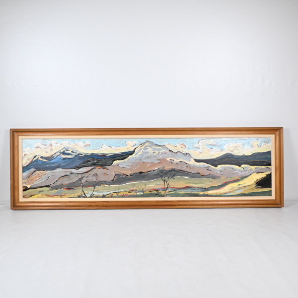 A. Skärberg, olja på pannå, signerad.