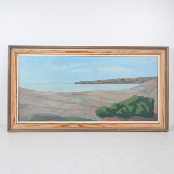 Sven Thunvall, olja på duk, Uppsalamotiv, signerad.