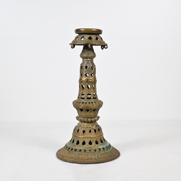 Ljusstake, mässing, Indien, 1900 tal.