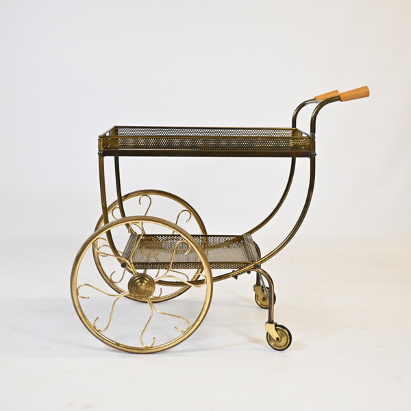 Barvagn i metall, Firma Svenskt Tenn, 1900-talets mitt.