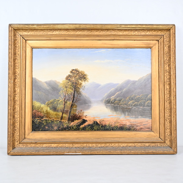 Oidentifierad konstnär, olja på pannå.